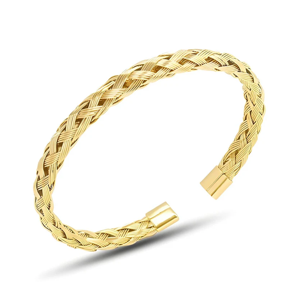 Razoa Jewels Boutique - 18K gold plated Stainless steel bracelet
