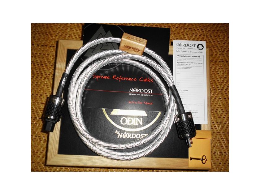 2.5 M NORDOST ODIN OFFICIAL POWER CORD --- 100% ORIGINAL CABLE
