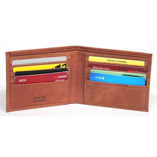 RFID Full Grain Cow Hide Hunter Leather Wallet Style 12050 - Image 4