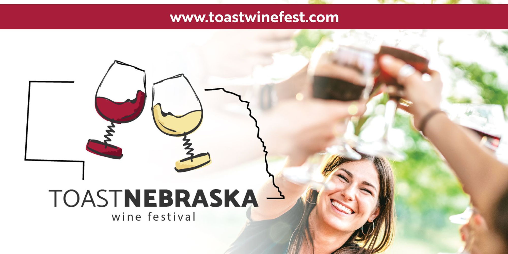 Toast Nebraska Wine Festival promotional image