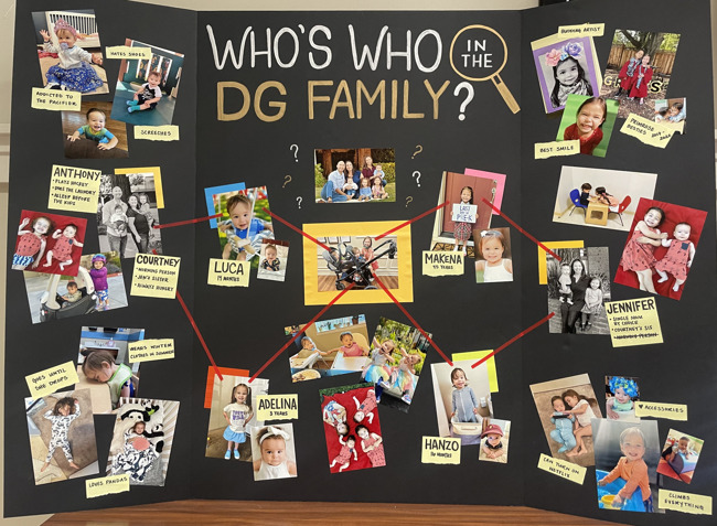 the dg family board family of the month