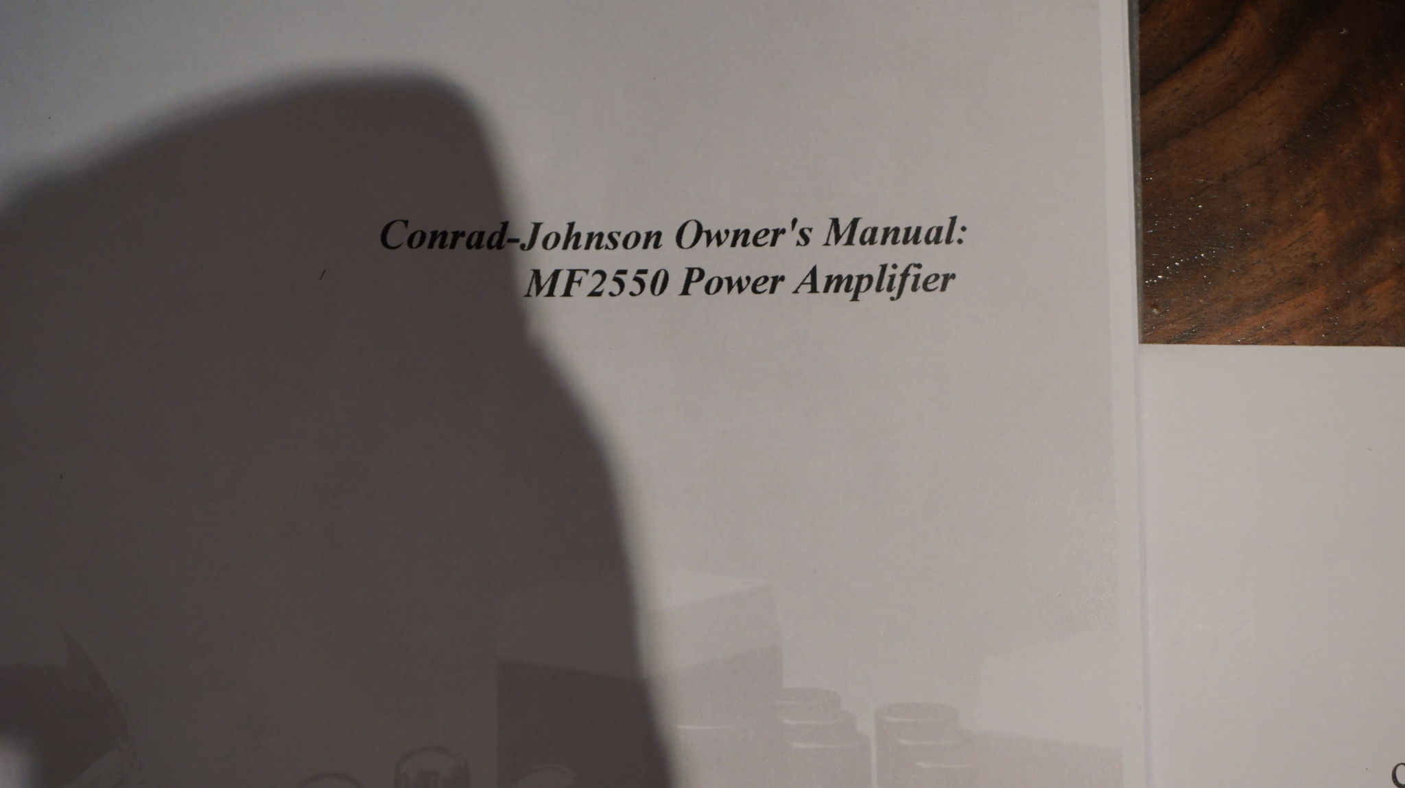 Conrad Johnson MF-2550SE SPECIAL EDITION Amplifier,  **... 9