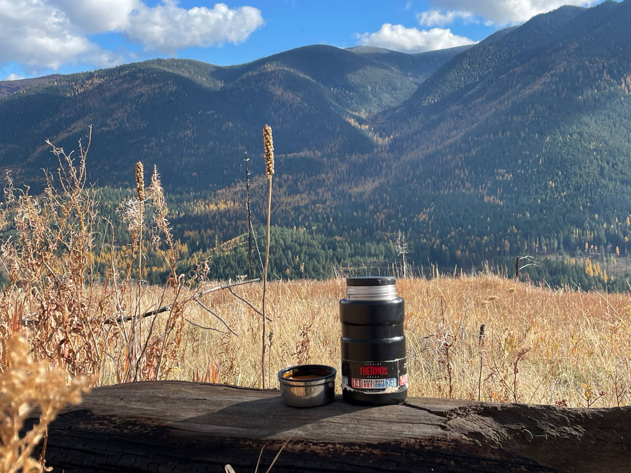 Tomato soup in a thermos