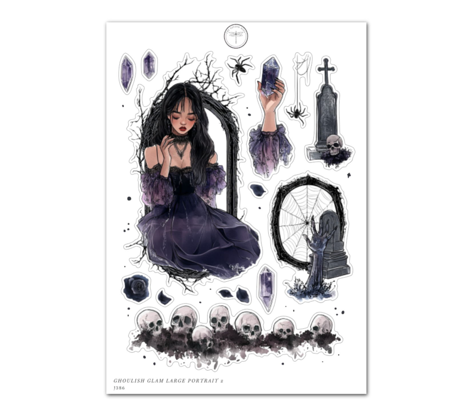 Ghoulish Glam Large Portrait 2 – The Giving Girl