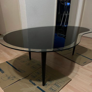 Designer Vintage Glastisch - Macht mir ein Angebot