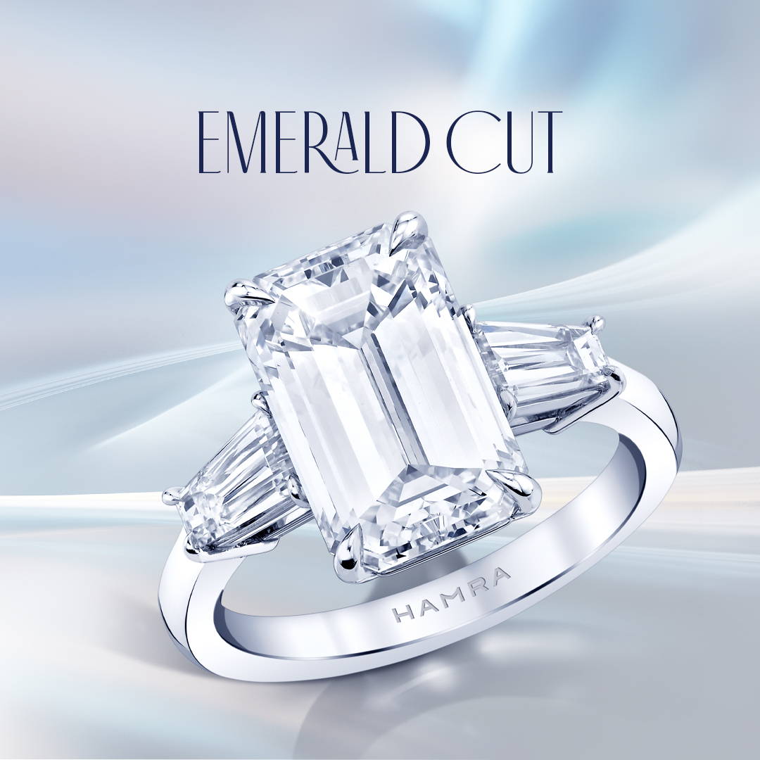 emerald cut diamond rings