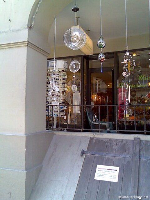 Vitrine à Berne en Suisse - juin 2006