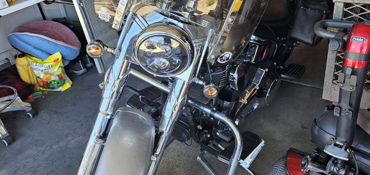 2003 HARLEY-DAVIDSON FLSTFI FAT BOY (TWO-TONE) motorcycle for rent near Gilbert, AZ