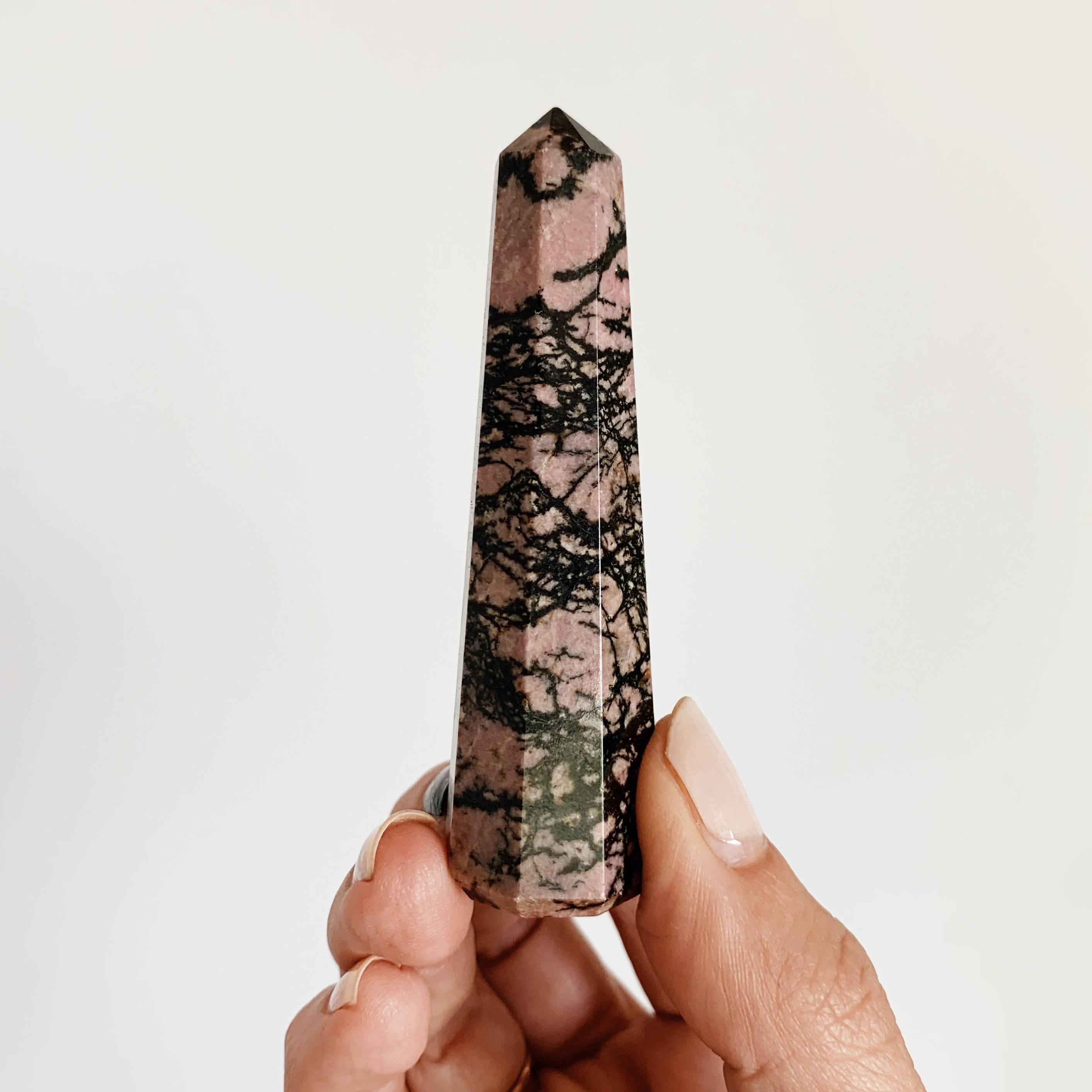 Rhodonite Tower, Taurus Gemstones