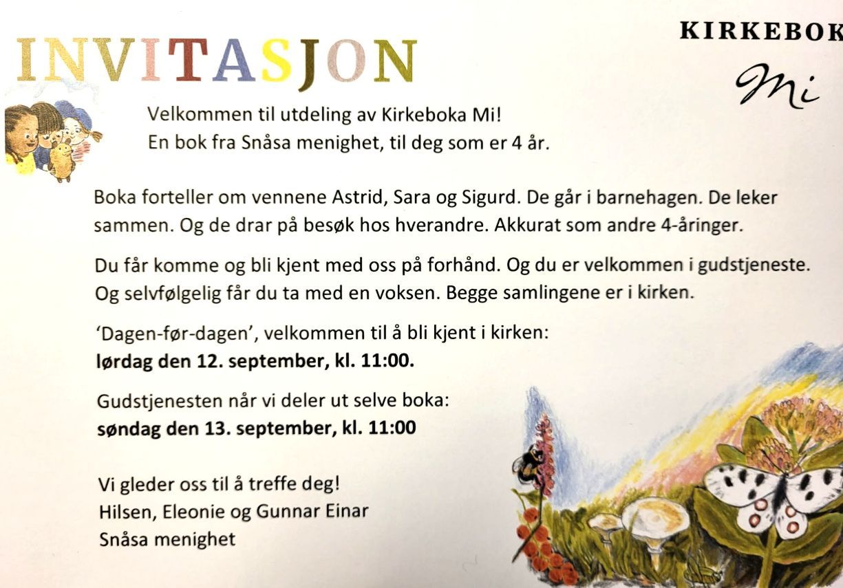 informasjon om utdeling av 4 årsbok