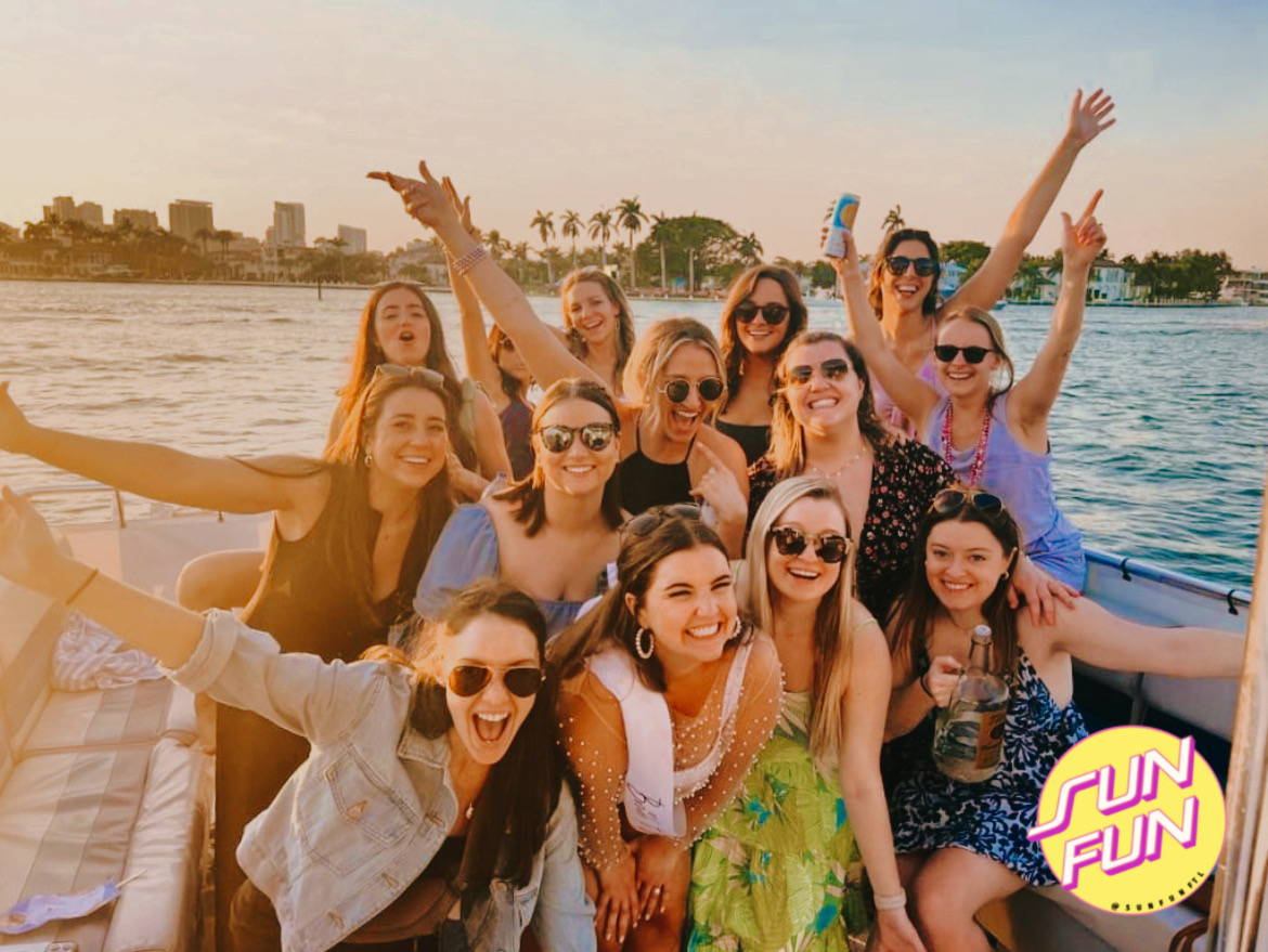 miami boat rental bachelorette party 