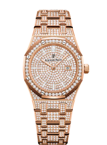 Royal Oak 33 Quartz Pink Gold / Diamond / Diamond / Bracelet
