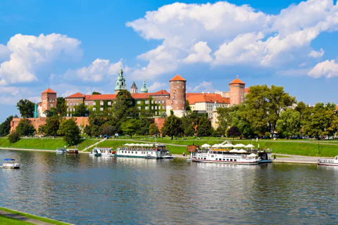 Cruise on the Vistula River and Wieliczka Salt Mine Group Tour