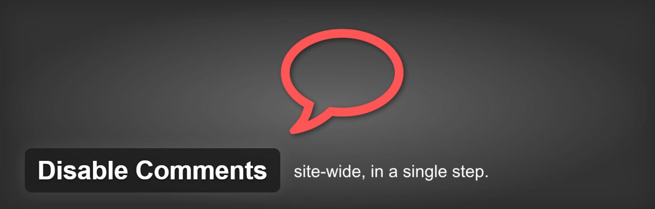 Disable Comments - отключение комментариев в WordPress