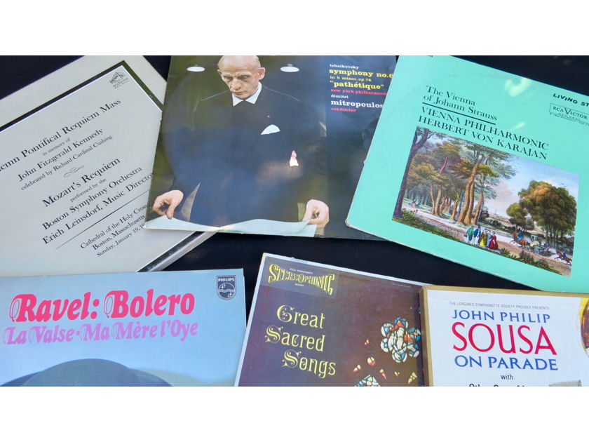 Audiophile:  35 - LPs, Fun and Cool Selection of Classical and Jazz Gems, Mostly Near Mint, Great Price!