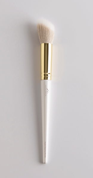 GOLD LUXE MAKEUP BRUSH "ANGLED STIPPLING BLENDER" (MODELROCK) - Image 2