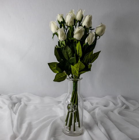 White Real Touch Bud - Realistic Artificial Flowers