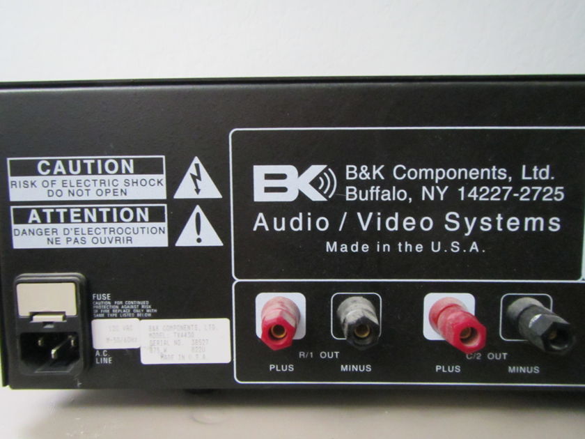 B&K TX4430 3x200w power amplifier 3 channel