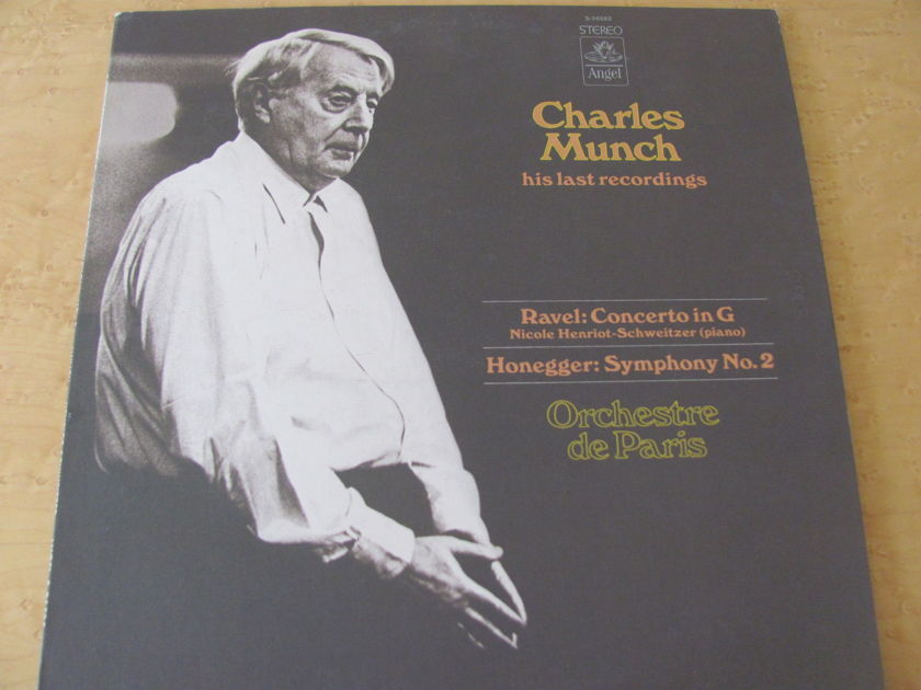 Ravel: Concerto in G & Honeggar: Symphony No. 2,  - Angel Records, Charles Munch: His Last Recordings,  Orchestre de Paris, NM
