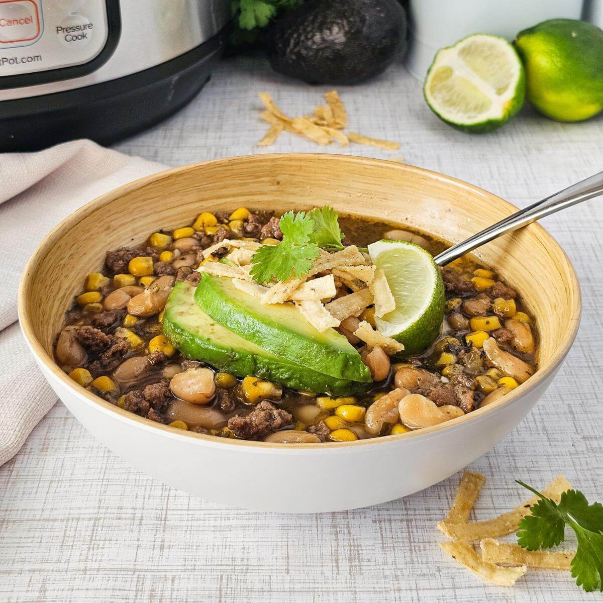 Comfort in a bowl with this quick and simple chili