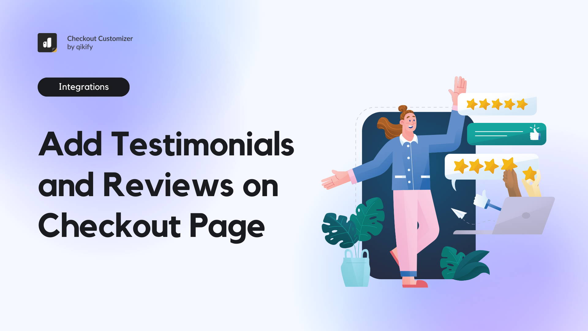 Add Testimonials and reviews on Shopify checkout