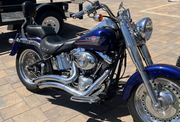 2007 HARLEY-DAVIDSON FAT BOY motorcycle for rent near Huntington Beach, CA