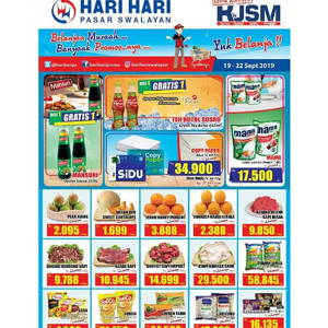 HARI HARI Pasar Swalayan: Promo Promo KJSM Periode 19 – 22 September 2019 sampai 09/22/2019