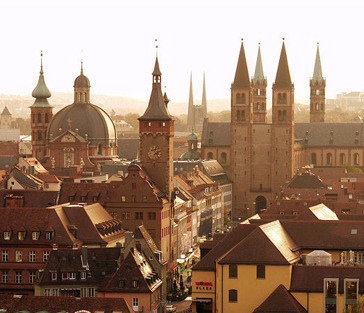 Вюрцбург — один из крупнейших городов Франконии