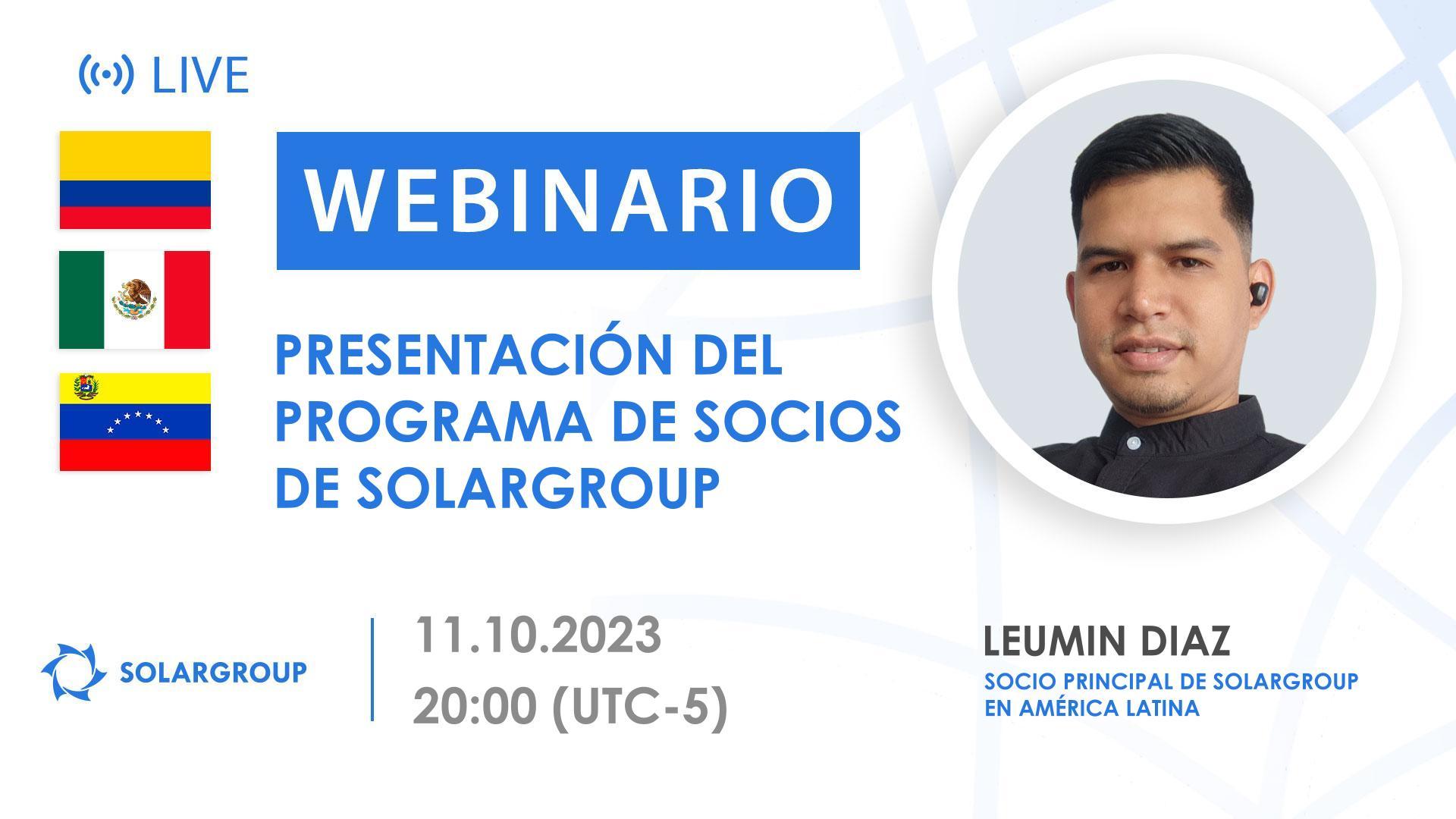 Latinoamérica. Presentación del programa de socios de SOLARGROUP