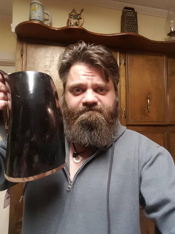 Norse Tradesman Viking horn