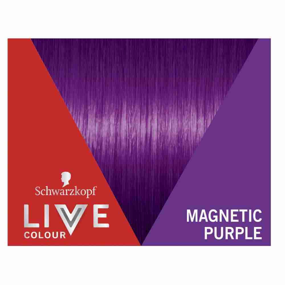 Schwarzkopf Live Colour Ultra Brights Magnetic Purple 75Ml - Image 6