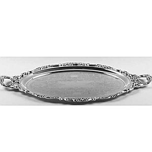 Medium Silverplate Waiter Tray Baroque (Silverplate, Holloware, Older)
