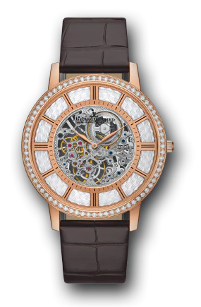 Master Ultra Thin Squelette Red Gold Diamond