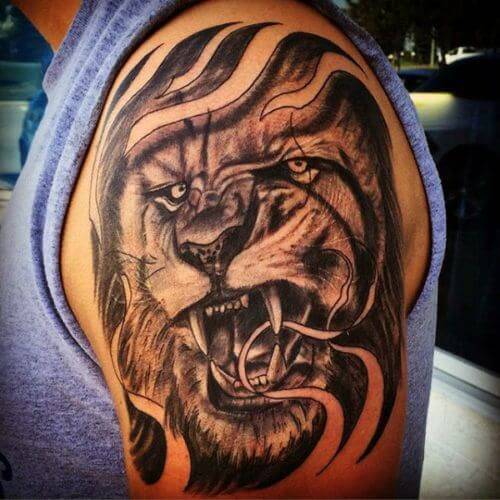 Tatouage Tete De Lion