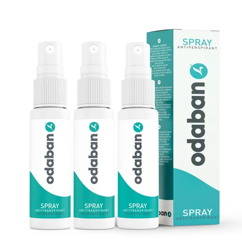 Odaban® Spray - Antitranspirant - Set De 3
