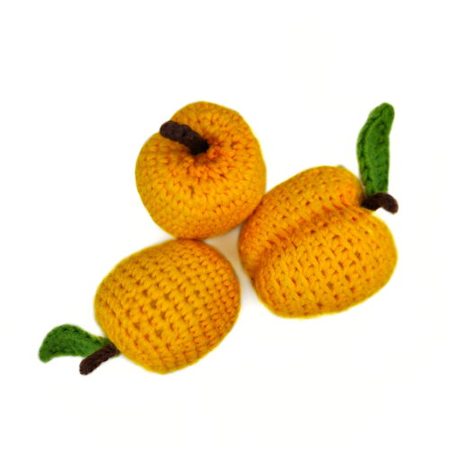 ABRIKOOS haakpatroon PDF - Amigurumi patroon Gemakkelijk haakpatroon Gehaakte sleutelhanger Gehaakt voedsel Fruitpatroon Gehaakte Amigurumi