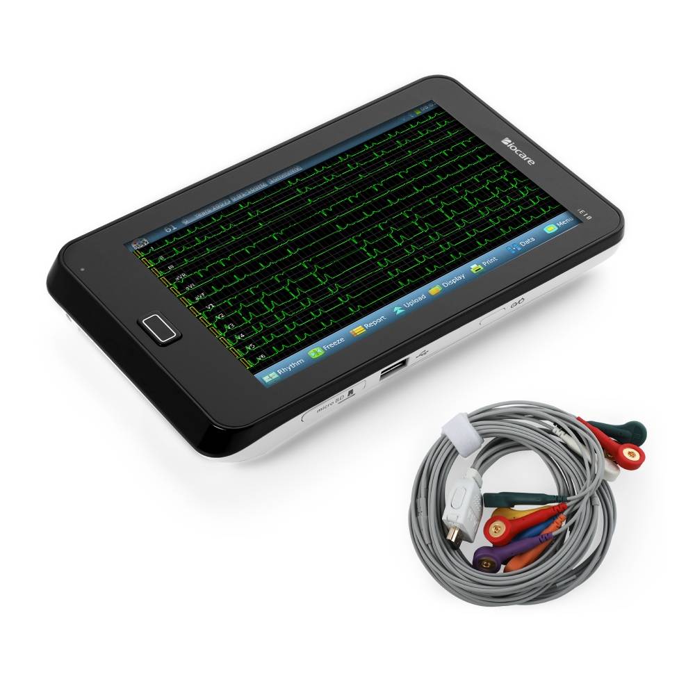 タブレットをベースにした 12 誘導 ECG マシン