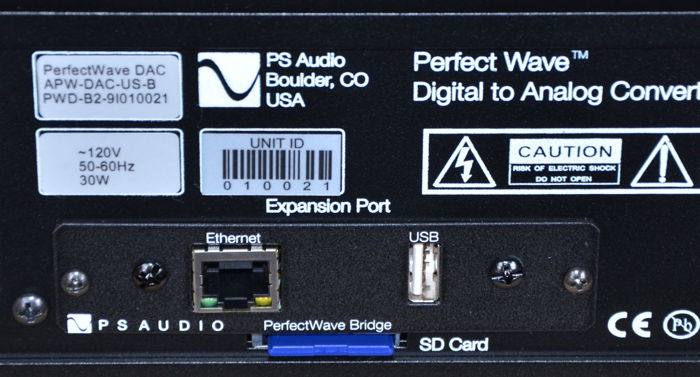 PS Audio Perfect Wave DAC Mark II, $800.00 Ethernet Bri...