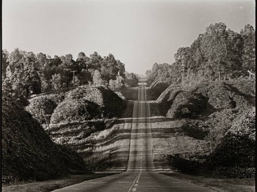 Image: Danny Lyon (American, born 1942) The Road to Yazoo City, Mississippi, 1963 (printed 2014) Gelatin silver print 14 × 11 in. (35.6 × 27.9 cm) Gift of Ernest Pomerantz and Marie Brenner, 2016.26.122 © Danny Lyon / Magnum Photos