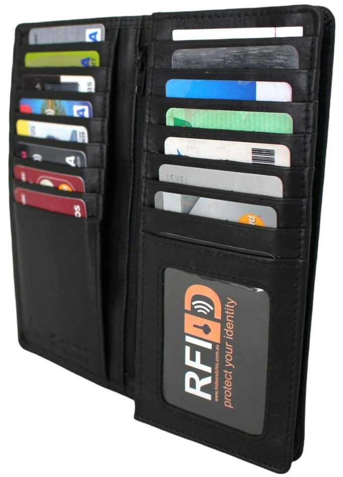 RFID Security Lined Leather Wallet Style 11027 - Image 3
