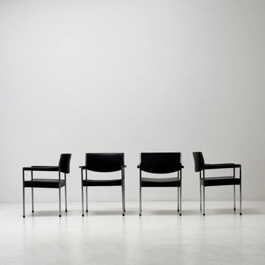 Set aus 4 Girsberger Sessel von Ernst Lauclair