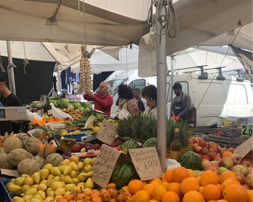 Food & Wine Tours Rome: From market to table: cooking Amatriciana & Tiramisu 