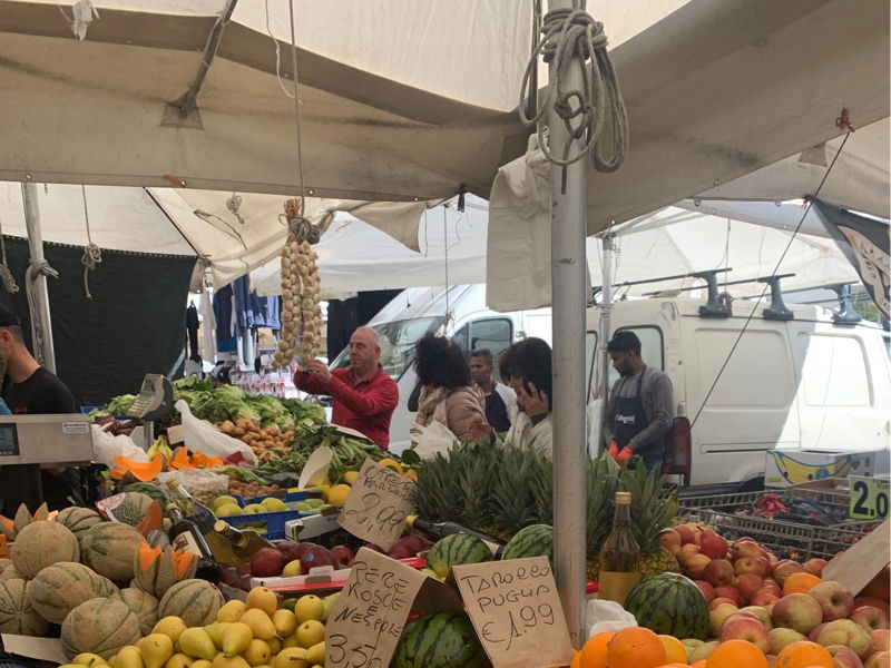 Food & Wine Tours Rome: From market to table: cooking Amatriciana & Tiramisu 