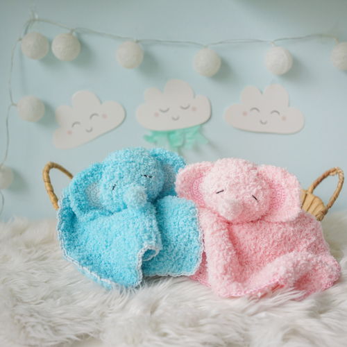 Slapend Olifantje - knuffeldoekje