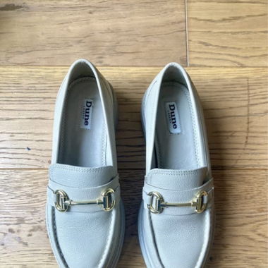 Beige Brogues
