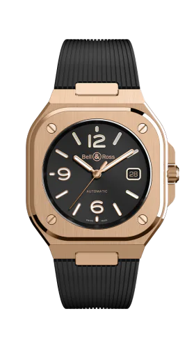 BR 05 Rose Gold / Black / Rubber