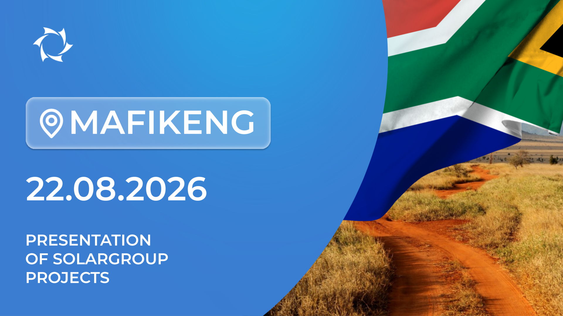 Presentation of SOLARGROUP innovative projects in the Republic of South Africa (Mafikeng)
