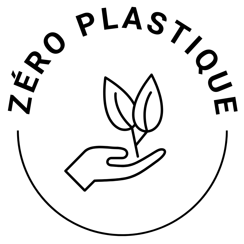 Logo représentant l'engagement zéro plastique de Ma Vie Pratique