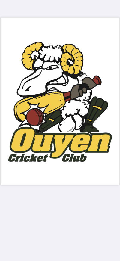 Ouyen Rams Cricket Club Cricket Club Logo