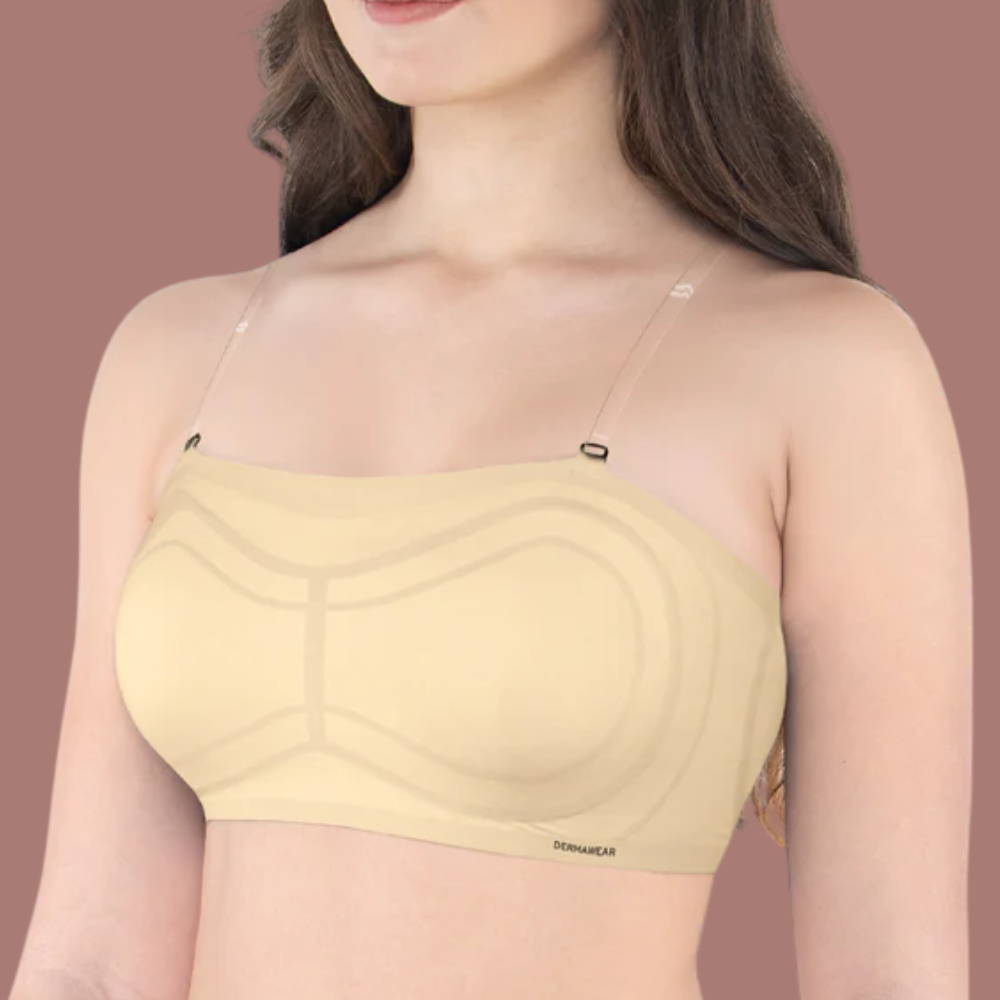 Full coverage bra with anti-roll design for secure, comfortable wear all day